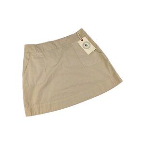 NWT Jarrett Bay Clothing Co. Skirt Womens Size 10 Beige Cotton Coastal Academia